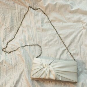 Elegant White Clutch Bag
